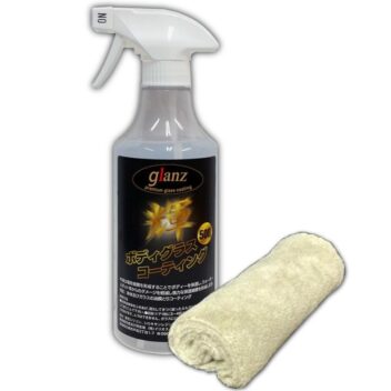 簡単多用途 コーティングスプレー 輝 500ml 高級ネルウエス付き