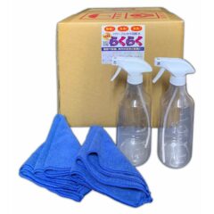 パワーアルカリ電解水 らくらく 20L タオル、スプレーボトルセット しつこい油汚れ 消臭 除菌 PH13.1