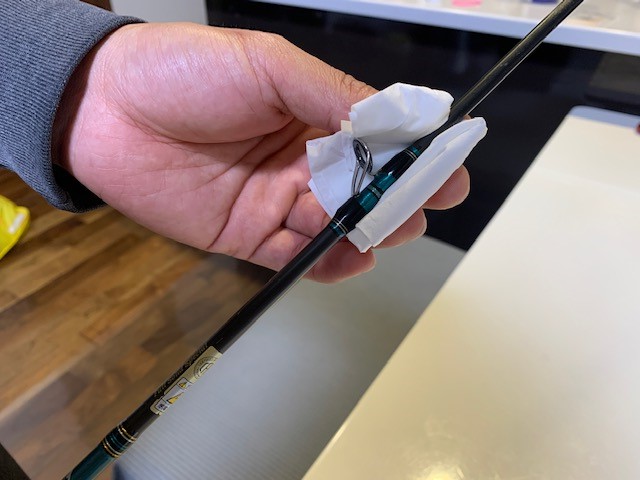 釣り竿のコーティング