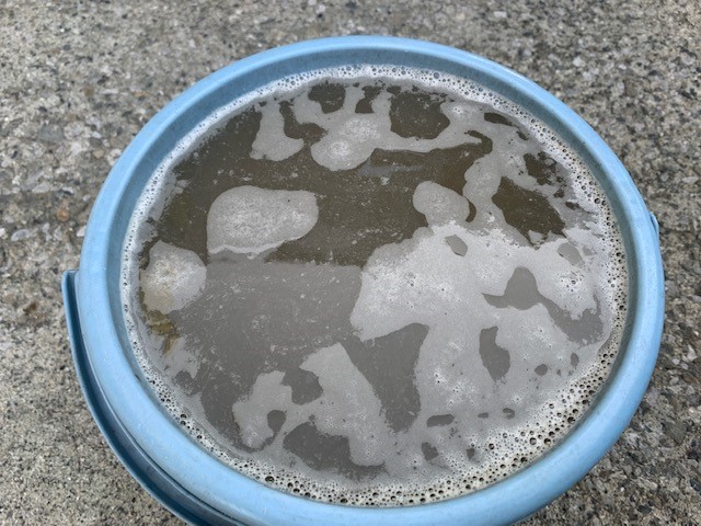 電解水を使ってのクリーニングの汚れ